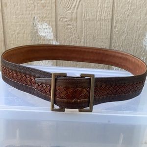 Leather belt